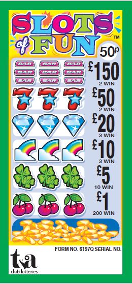 slots of fun lottery tickets